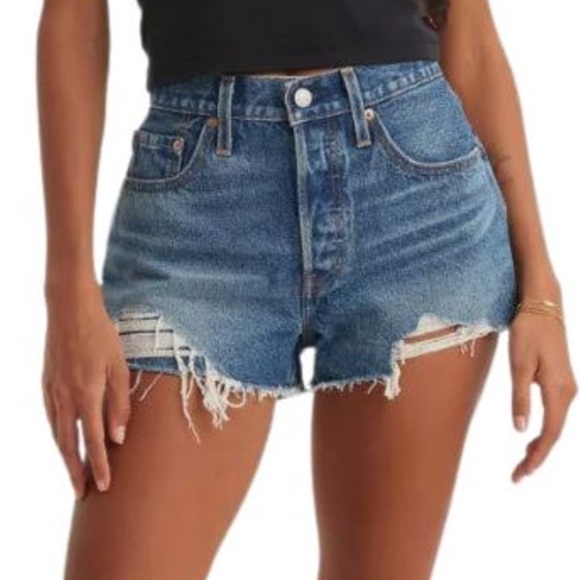 Levi's Pants - Levi's 501 Women’s Blue Denim Shorts